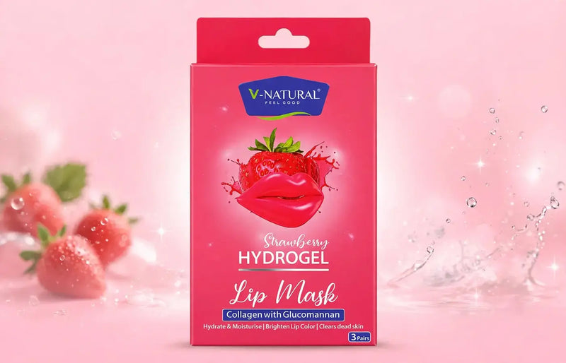 Why Your Lips Need a Strawberry Hydrogel Lip Mask for Pink Lips V Natural