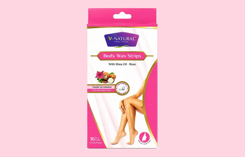 How to Get Salon Smooth Skin at Home with Shea Oil & Rose Wax Strips V Natural