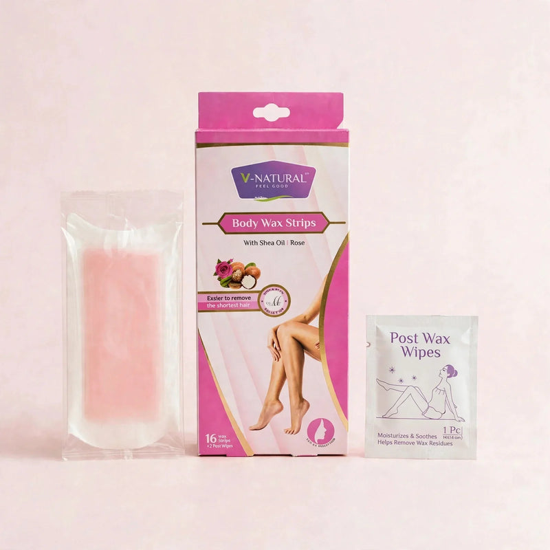 How to Get Salon Smooth Skin at Home with Shea Oil & Rose Wax Strips