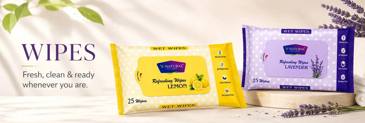 Refreshing Wipes V Natural
