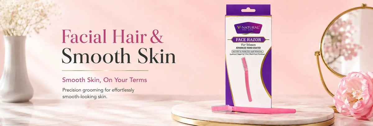 Facial Hair & Smooth Skin Solutions V Natural