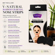 Bamboo Charcoal Nose - 6 Strip