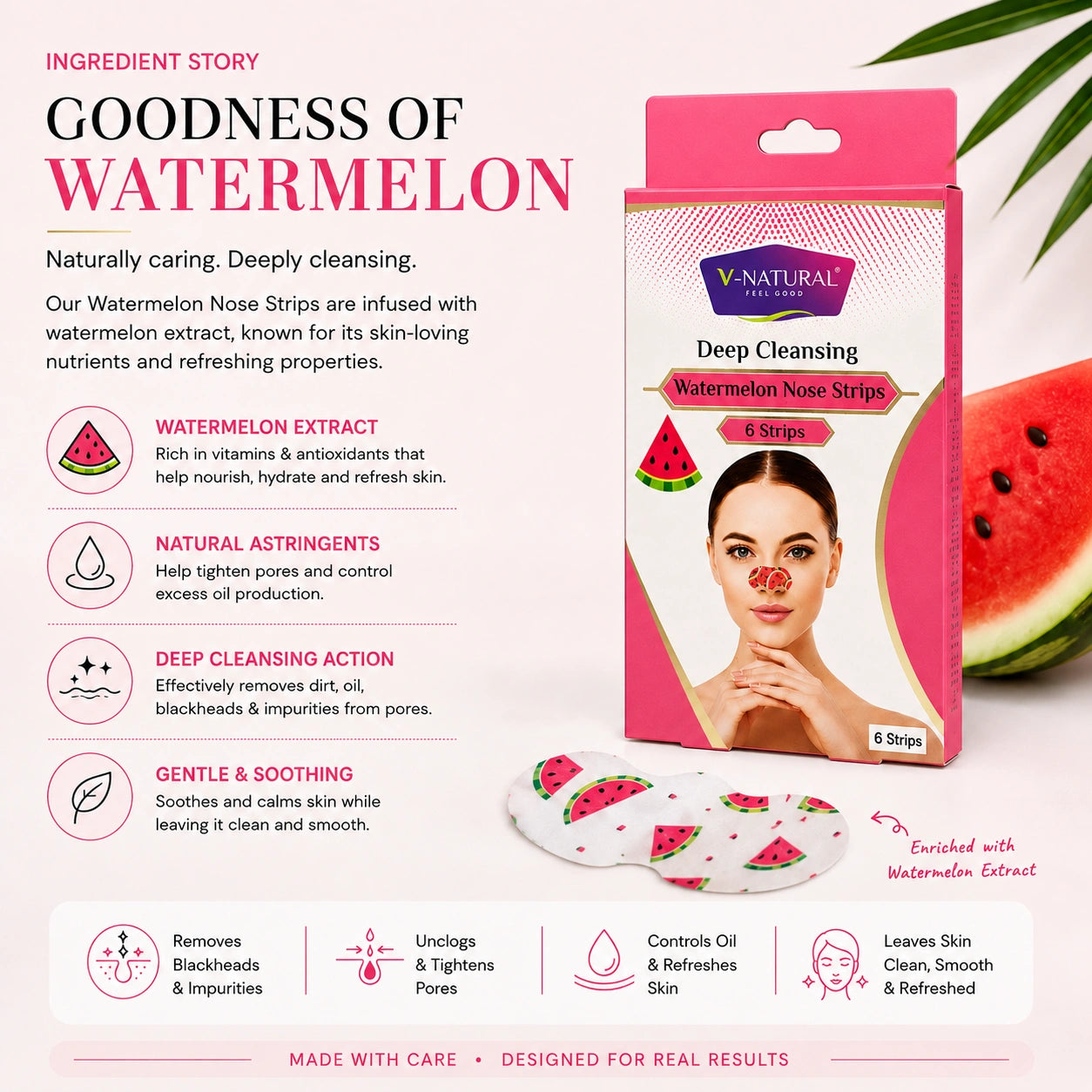 Watermelon Nose strips - 6 Strip