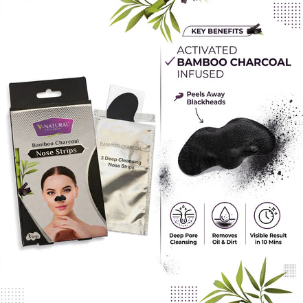 Bamboo Charcoal Nose - 3 Strip