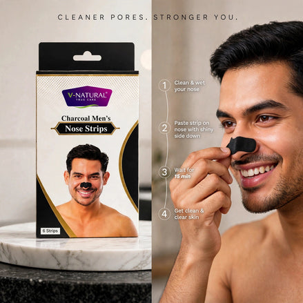 Charcoal Men's Nose Strips - pack of 6