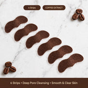 Deep Cleansing Coffee Nose Strips - pack of 6