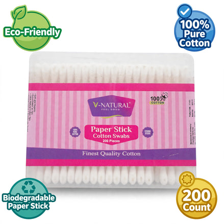 Cotton Swabs - 200 Pieces