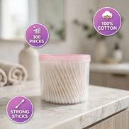 Cotton Swabs - 300 Pieces