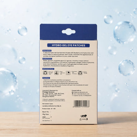 Blueberry & Hyaluronic Acid Hydro Gel Eye Patches
