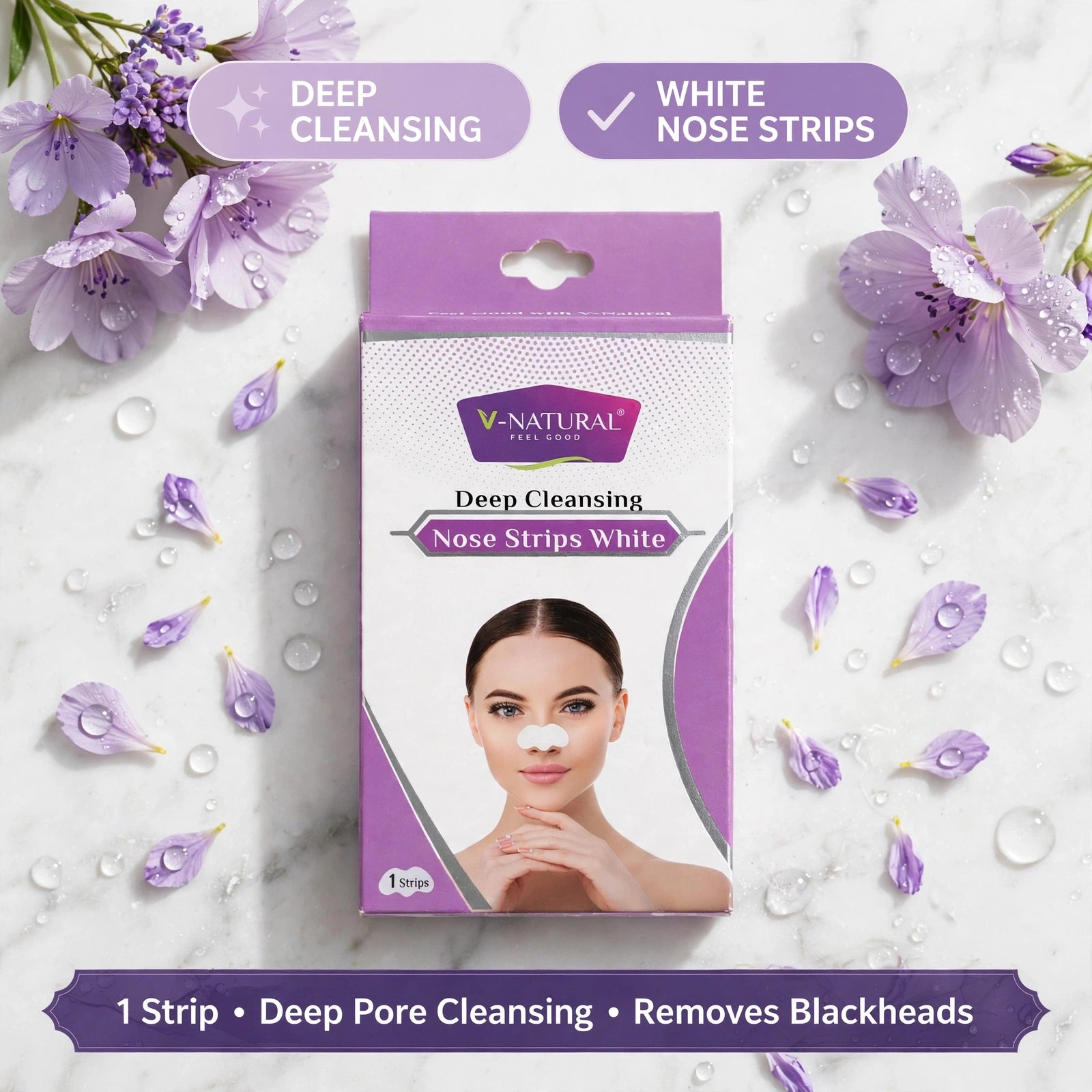 Deep Cleansing Nose Strips White - 1 Strips