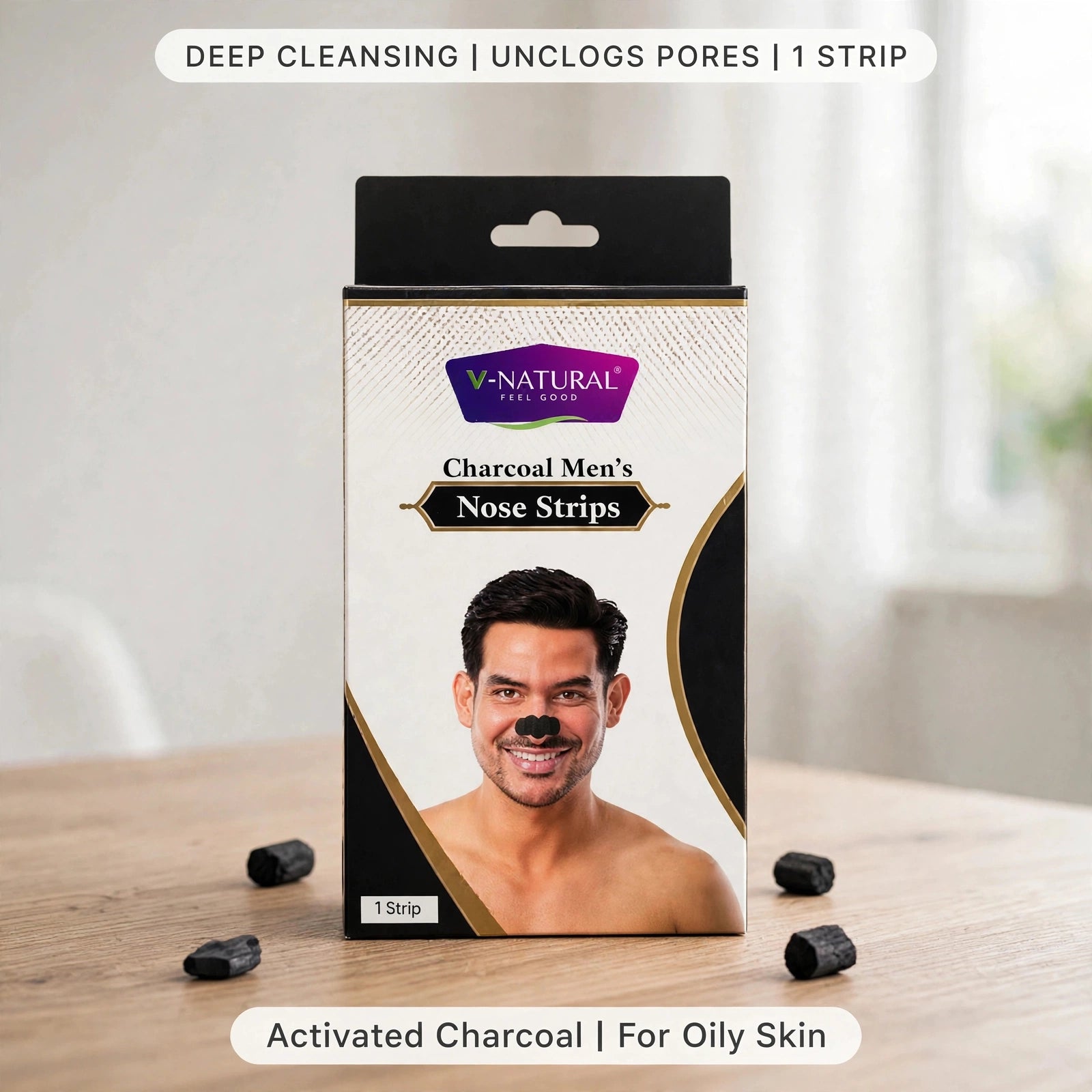 Charcoal Men's Nose Strip 1