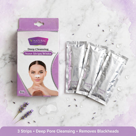Deep Cleansing Nose Strips White - 3 Strips