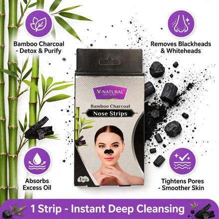 Bamboo Charcoal Nose  1 Strip