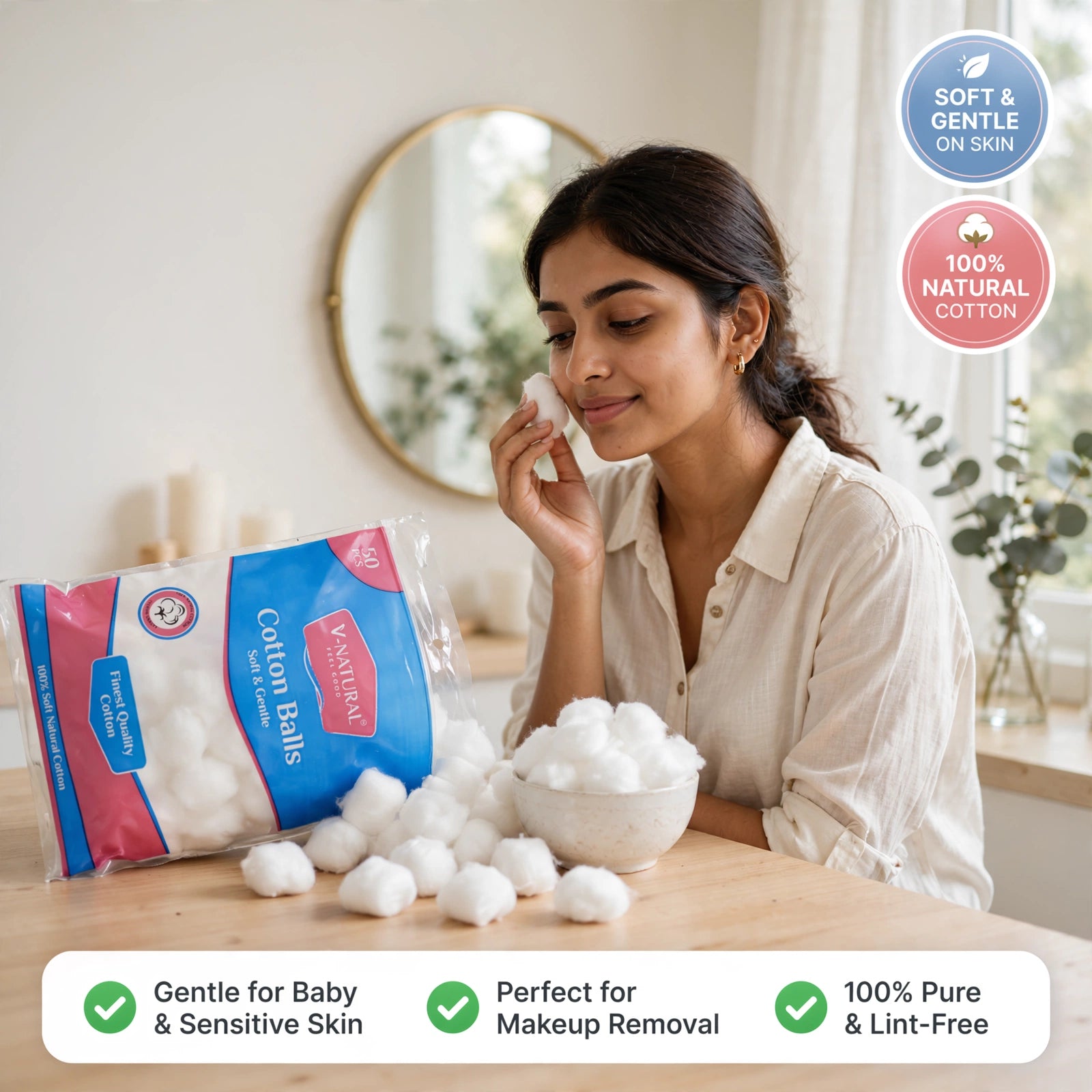 Cotton Balls Soft & Gentle