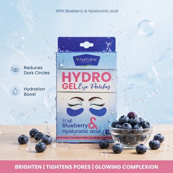 Blueberry & Hyaluronic Acid Hydro Gel Eye Patches