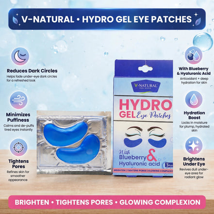 Blueberry & Hyaluronic Acid Hydro Gel Eye Patches