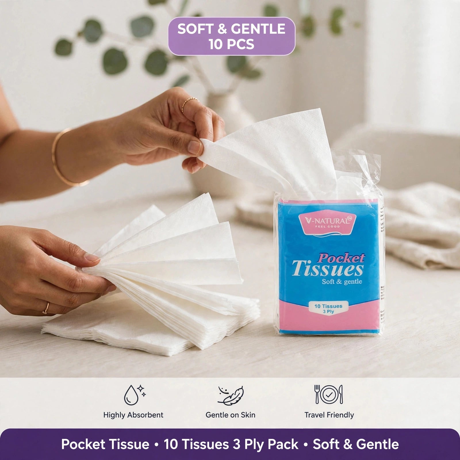 POCKET TISSUE 10s