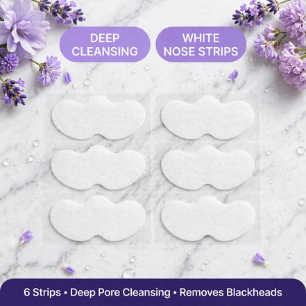 Deep Cleansing Nose Strips White - 6 Strips